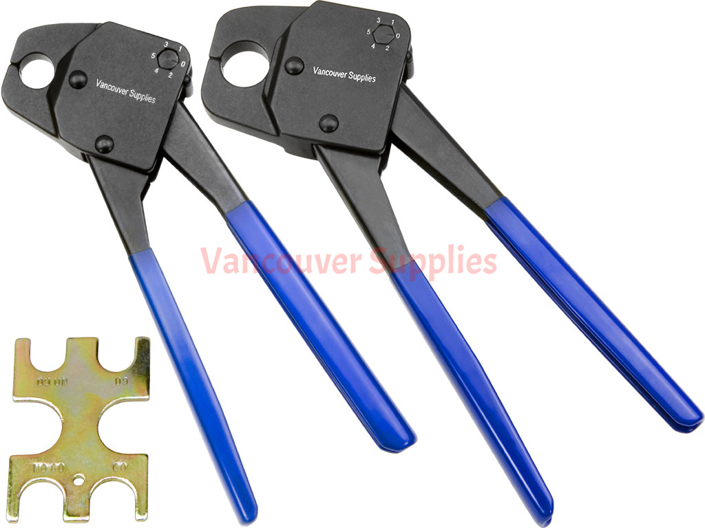 Pex crimp tool store for tight spaces
